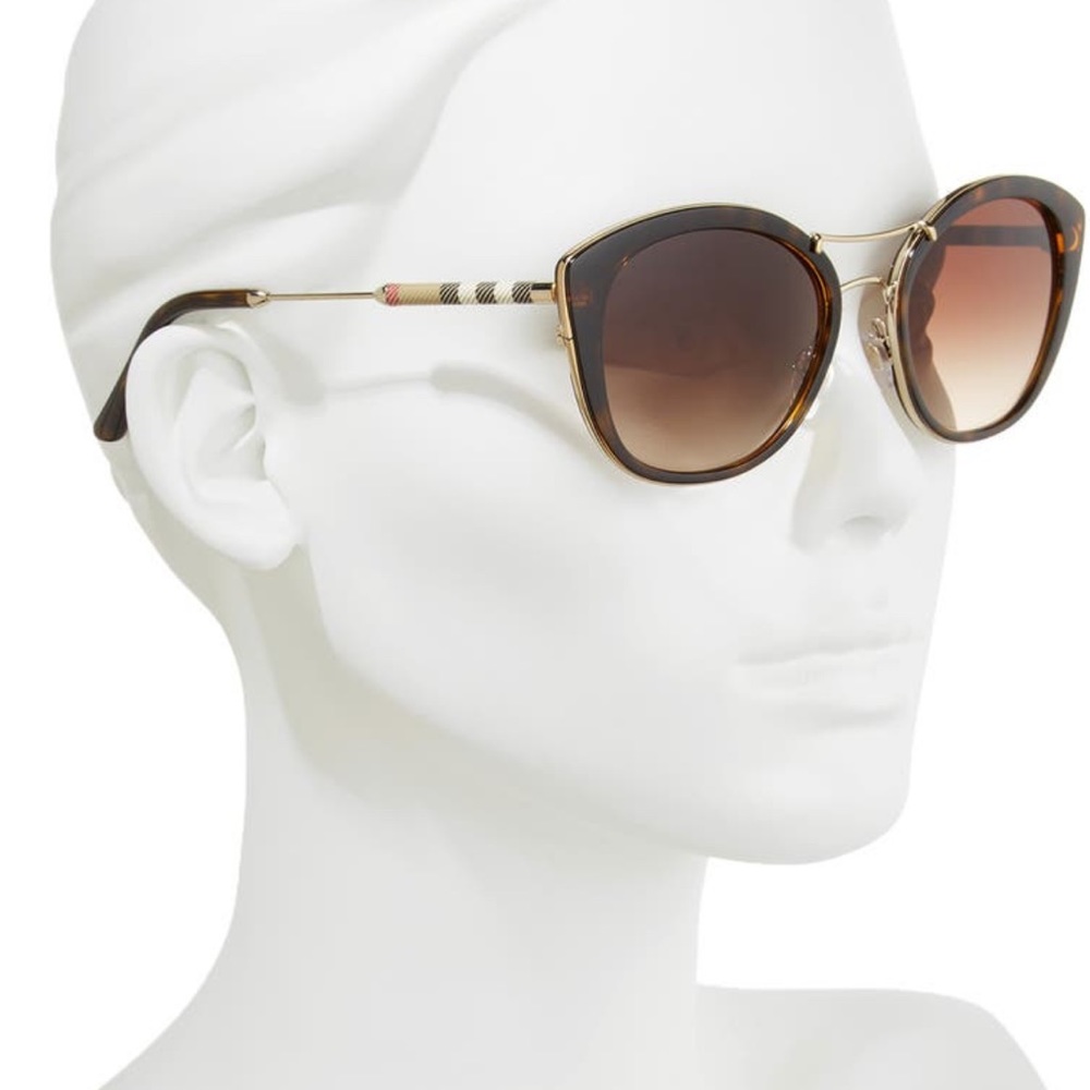 Burberry 53mm Gradient Sunglasses - Dark Havana